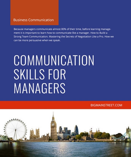 Communication Skills for Managers Course