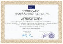 BigMainStreet International Certification Gold Printed